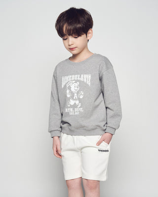 KIDS FOOTBALL AC BEAR SWEATSHIRT MELANGE
