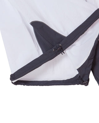 WOVEN STRETCH SWEATSHIRT WHITE