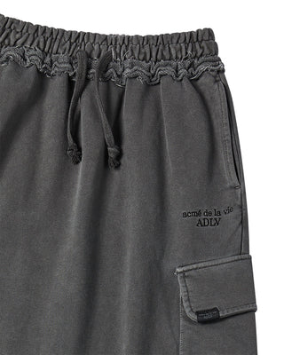 WOMAN PIGMENT LONG SKIRT CHARCOAL