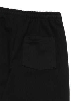 MIXED THREAD JOGGER PANTS BLACK