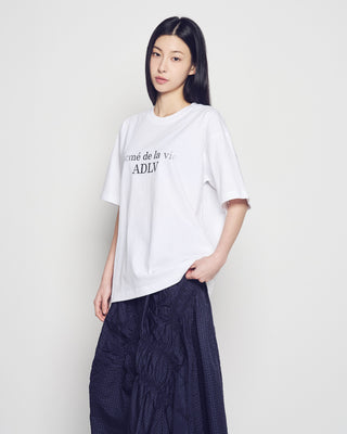 WOMAN CHECK SHIRRING LONG SKIRT PURPLE