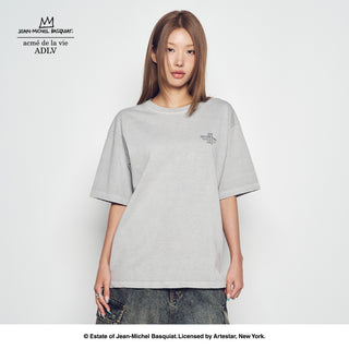 JMB INTERIOR DRAWING PIGMENT SHORT SLEEVE T-SHIRT LIGHT GRAY