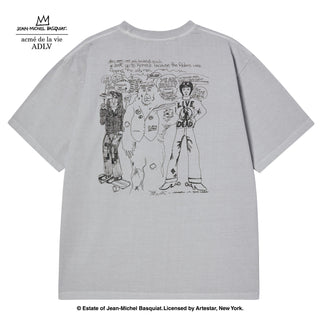 JMB INTERIOR DRAWING PIGMENT SHORT SLEEVE T-SHIRT LIGHT GRAY