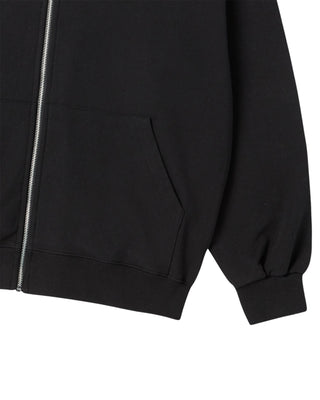STAND 2D AC BEAR HOODIE ZIP UP BLACK