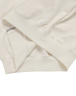 STAND 2D AC BEAR HOODIE ZIP UP IVORY
