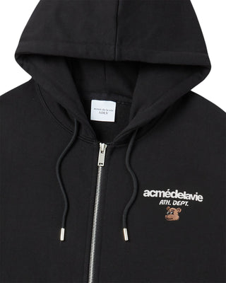 AC POINT STANDARD HOODIE ZIP UP BLACK