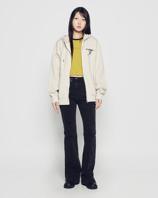 AC POINT STANDARD HOODIE ZIP UP OATMEAL