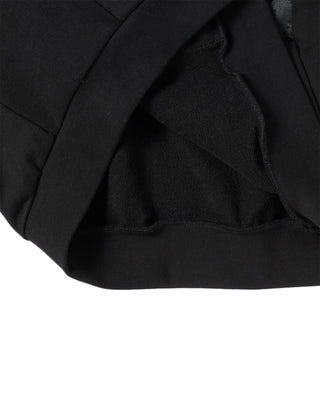 BIG STRING HOODIE BLACK