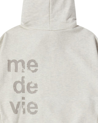 BIG STRING HOODIE OATMEAL