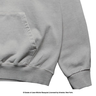 JMB GREETINGS FROM NEW YORK PIGMENT HOODIE LIGHT GRAY