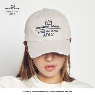 JMB SIGNATURE LOGO BALL CAP IVORY
