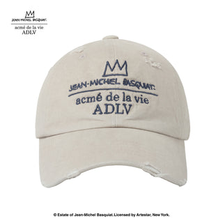 JMB SIGNATURE LOGO BALL CAP IVORY