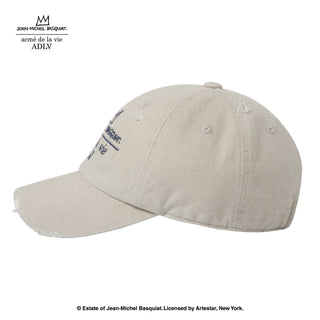 JMB SIGNATURE LOGO BALL CAP IVORY
