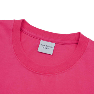 BIG LOGO 2 PRINTING SHORT SLEEVE T-SHIRT PINK