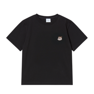KIDS AC BEAR WAPPEN SHORT SLEEVE T-SHIRT BLACK