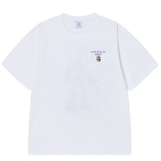 MOBILE SUIT GUNDAM BASIC LOGO SHORT SLEEVE T-SHIRT WHITE