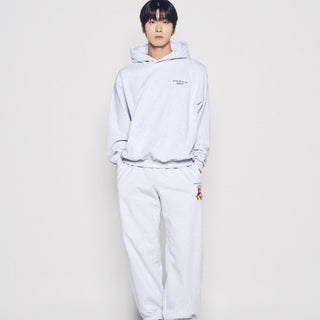 AC BEAR BASIC LOGO HOODIE MELANGE