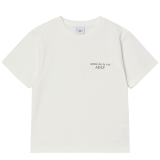 KIDS AC BEAR BASIC LOGO SHORT SLEEVE T-SHIRT CREAM