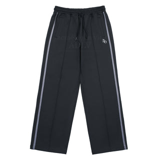 SYMBOL LOGO TRACK JERSEY PANTS BLACK