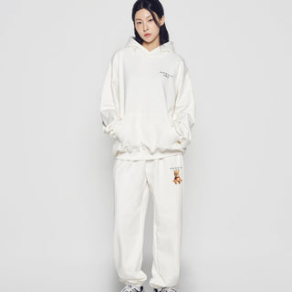 AC BEAR BASIC LOGO ZURRY PANTS CREAM