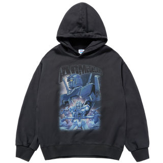 MOBILE SUIT GUNDAM OPERATION V BIO WASHING HOODIE CHARCOAL