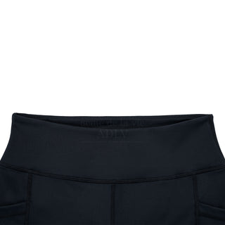 SYMBOL LOGO BIKER SHORTS BLACK