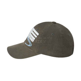 SQUARE LOGO BALL CAP KHAKI