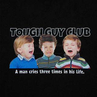 TOUGH GUY CLUB PRINTING SHORT SLEEVE T-SHIRT BLACK