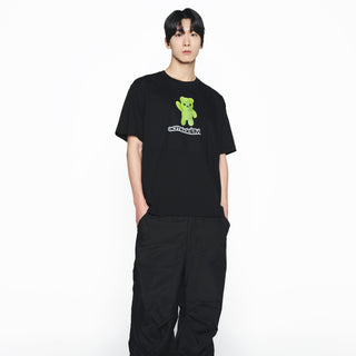 ALIEN BEAR SHORT SLEEVE T-SHIRT BLACK