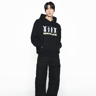 MUGSHOT ALIEN HOODIE BLACK