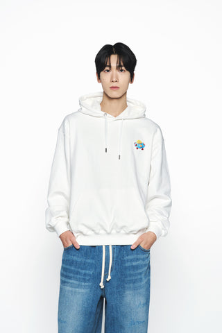 CLAY ALIEN HOODIE IVORY