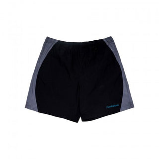 CONTRAST WOVEN SETUP SHORT PANTS BLACK