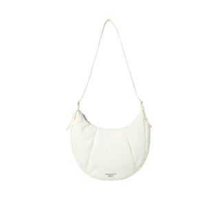 BASIC LOGO HIDDEN POCKET CROSS BAG IVORY