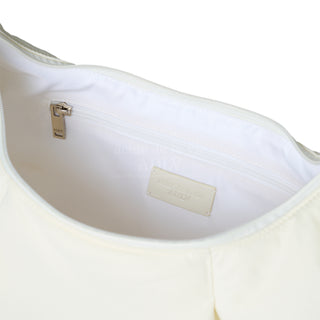 BASIC LOGO HIDDEN POCKET CROSS BAG IVORY