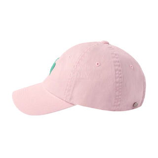 COLOR POINT SMALL SYMBOL BALL CAP PINK