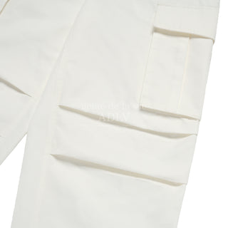 SEMI WIDE PARACHUTE CARGO POCKET PANTS IVORY