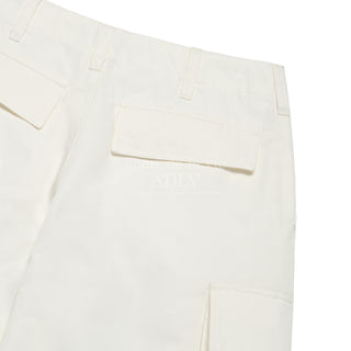 SEMI WIDE PARACHUTE CARGO POCKET PANTS IVORY