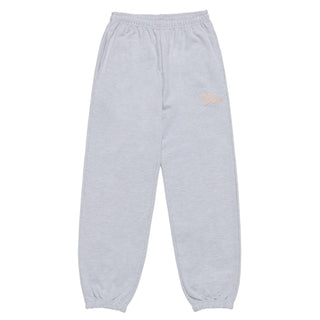 ROUND SCRIPT BOUCLE LOGO PANTS GREY