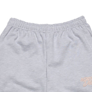 ROUND SCRIPT BOUCLE LOGO PANTS GREY