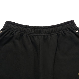 UPSIDE DOWN BASIC LOGO SHORT PANTS BLACK