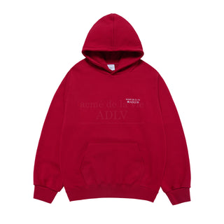 SNOW BEAR HOODIE DARK RED