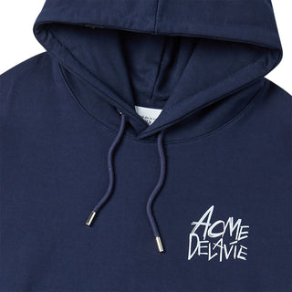 DOODLE RABBIT HOODIE NAVY