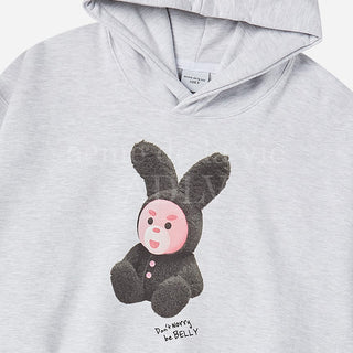 RABBIT BELLY HOODIE MELANGE