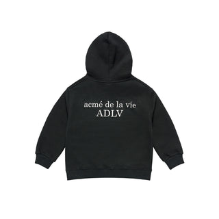 KIDS BASIC LOGO HOODIE BLACK