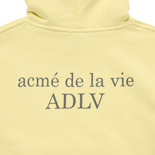 KIDS BASIC LOGO HOODIE LIGHT YELLOW