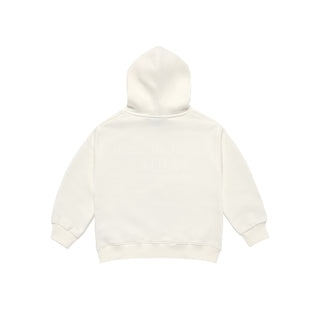 KIDS FUZZY RABBIT HOODIE CREAM