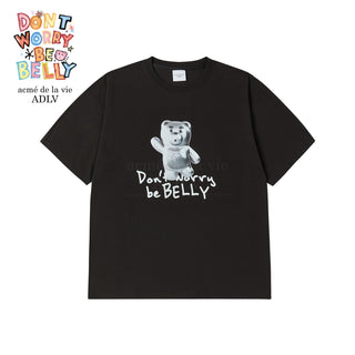 METAL BELLY SHORT SLEEVE T-SHIRT BLACK