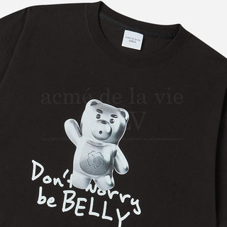 METAL BELLY SHORT SLEEVE T-SHIRT BLACK