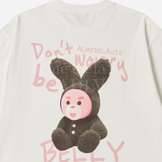 RABBIT BELLY SHORT SLEEVE T-SHIRT CREAM