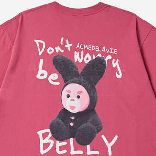 RABBIT BELLY SHORT SLEEVE T-SHIRT PINK